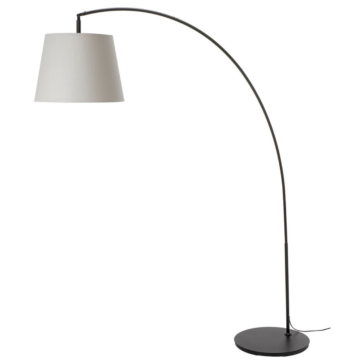 Brass Arced Floor Lamp