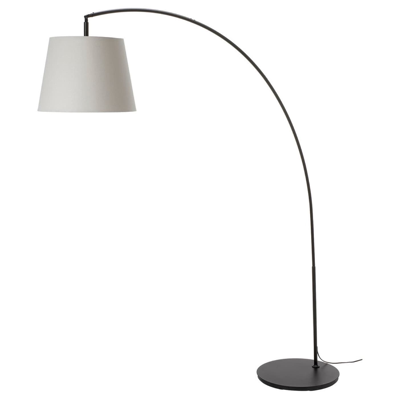 Brass Arced Floor Lamp