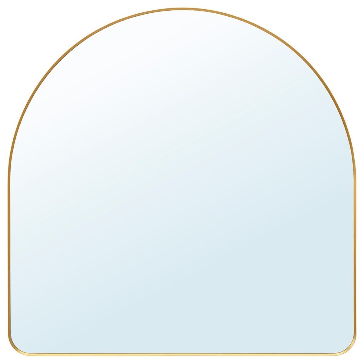Brass Round Wall Mirror