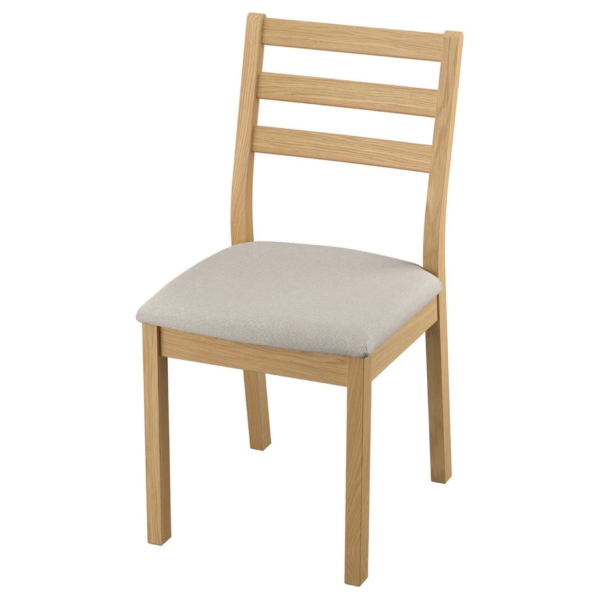 Oak Ladder-Back Chair Set of Four